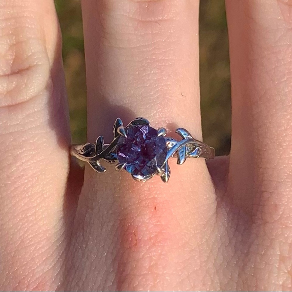 Alexandrite Engagement Ring
